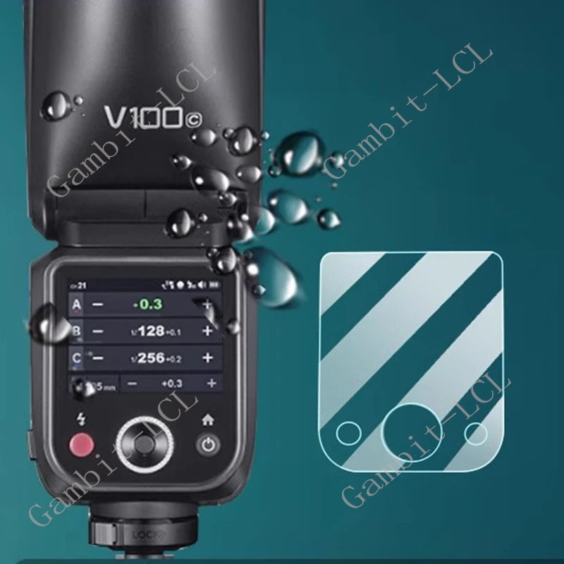 1-3PCS Tempered Glass For Godox X3 Pro V1 iT30 Pro GodoxX3 X3Pro V480 V100 Canera Flash Light Full Screen Protector Cover Film - Image 4