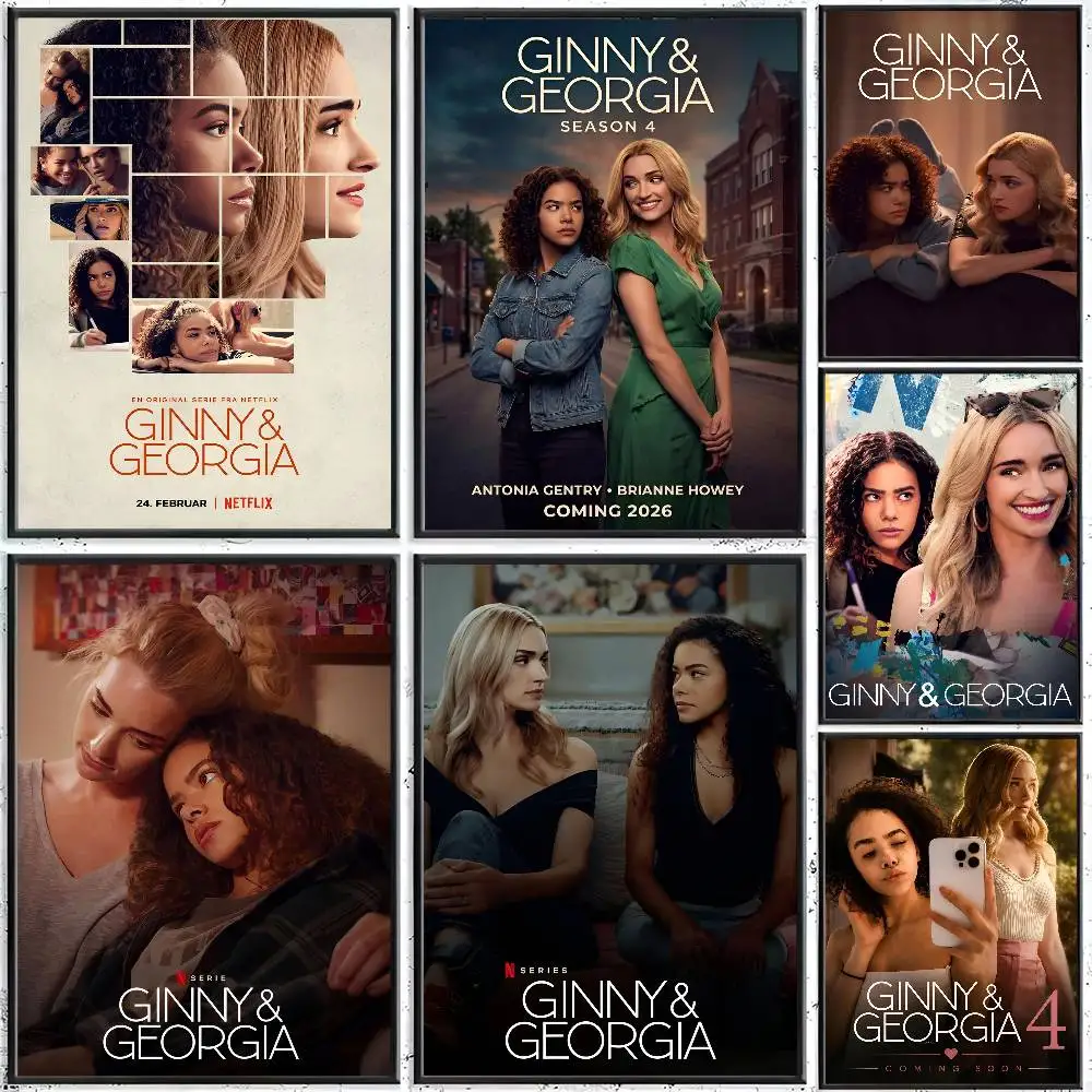 1pc Ginny & Georgia Poster Sticker Print Waterproof Wall Art For Living Room Bedroom Home Decor
