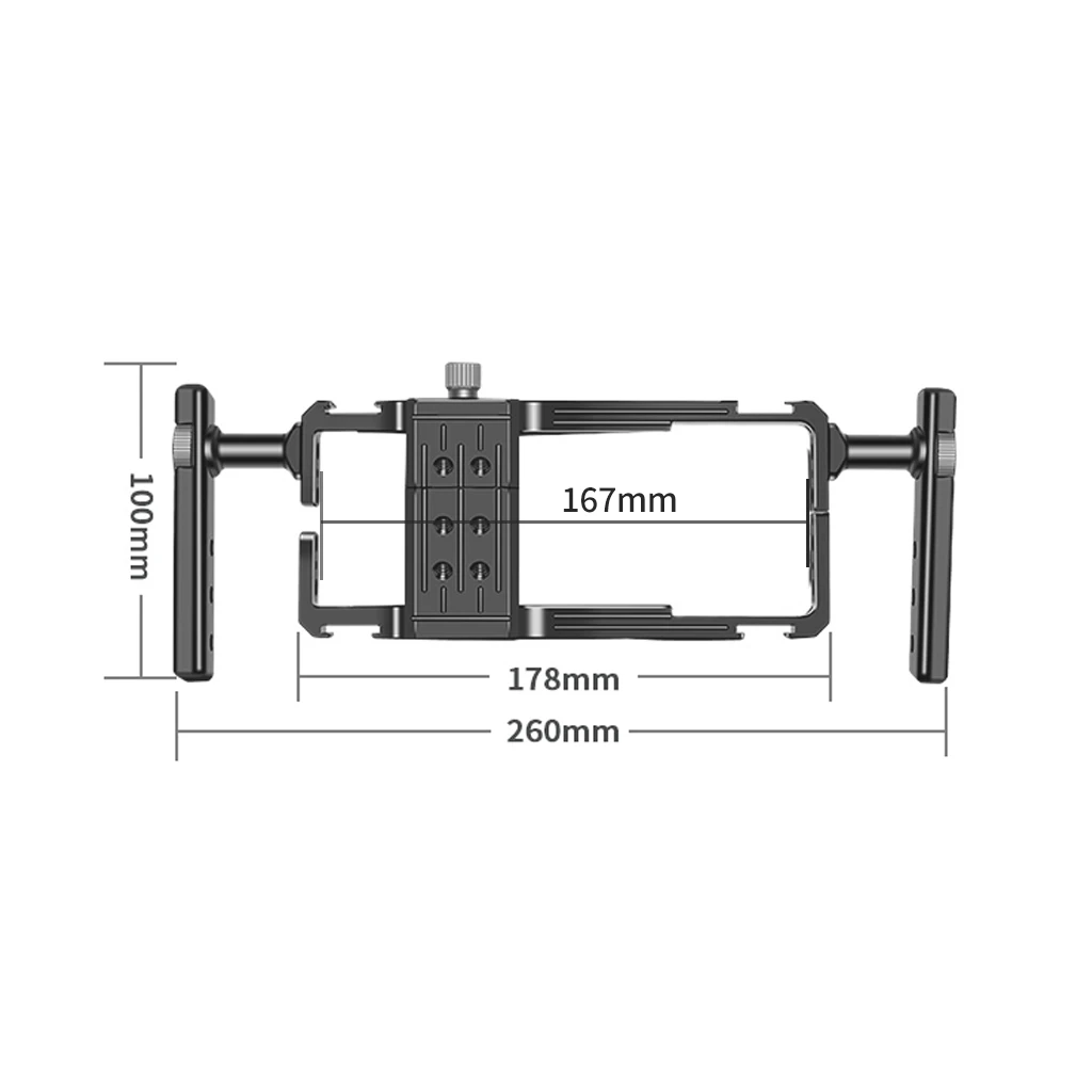 Gabbia universale per telefono portatile per Iphone 15 14 Pro / Pro Max Samsung Huawei Video Cage Stabilizzatore per telefono cellulare