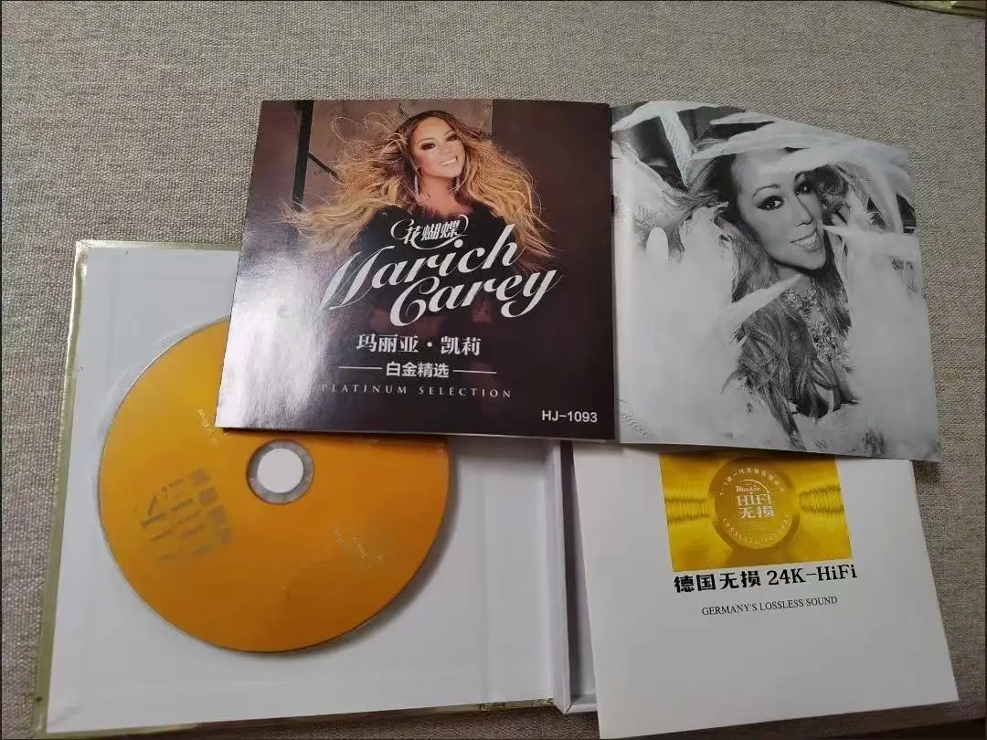 

Classic Songbird Supreme Mariah Carey Music CD Greatest Hits Album Vision of Love 3pcs Music Record Soundtracks Box Gift