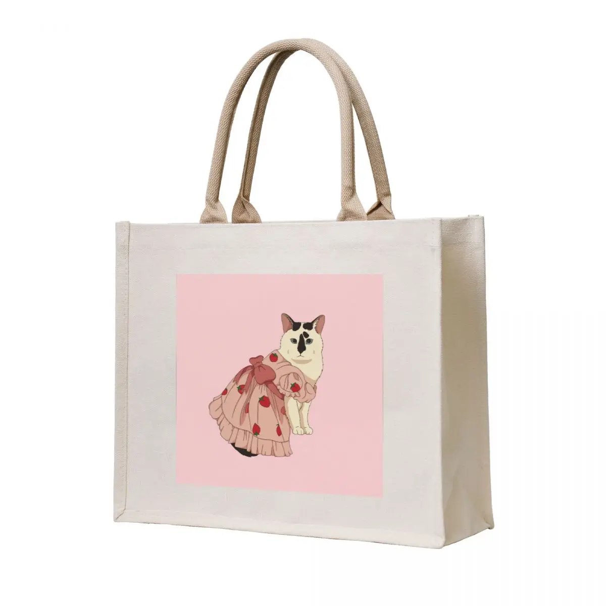 

Buffy in a strawberry dress Tote Bag bags woman 2025 tote bag university Shopper handbag