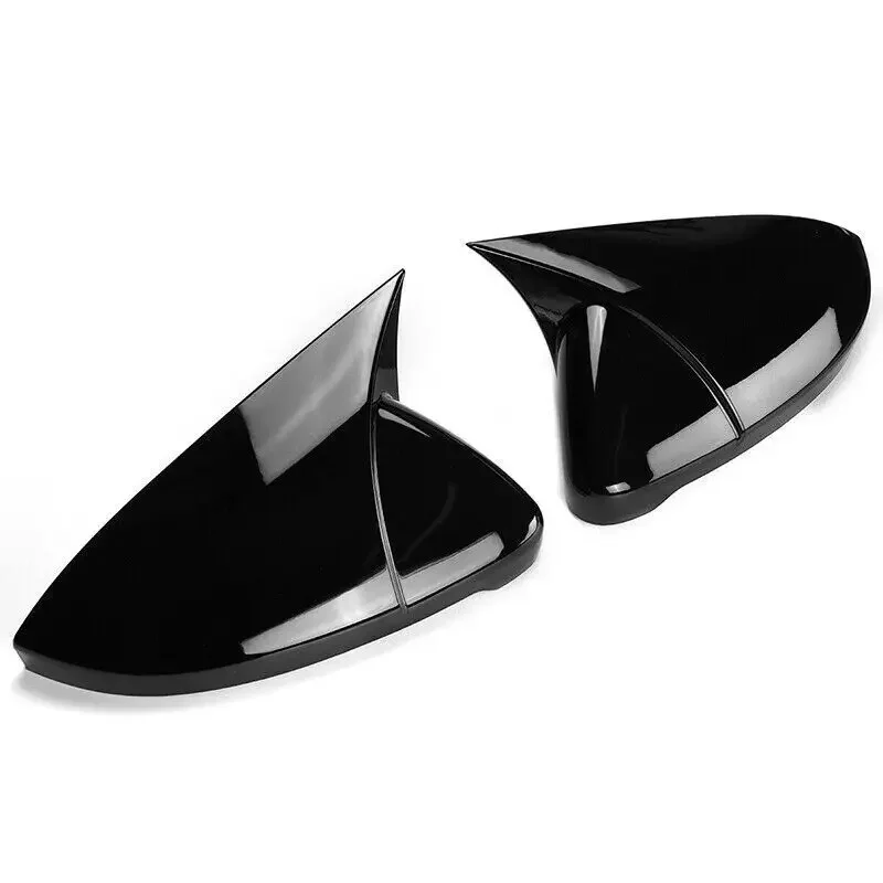 For VW GOLF 7 MK7 MK7.5 R GTI 2014-2019 Car Rearview Side Mirror Cover Horn Wing Cap Exterior Door Rear View Case Trim Sticker