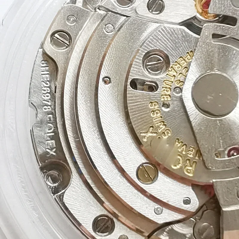 For Dandong VSF Super 3135 Automatic Mechanical Movement Blue Balance Wheel Watch Movement VS3135 Assembled Watches 116610 CLEAN