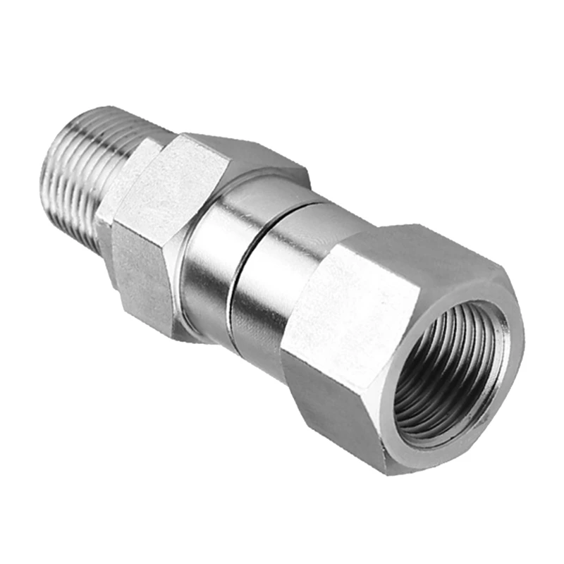 1 Piece High Pressure Washer Swivel Joint 3/8 Inch Pressure Washer Hose Fittings 360 Degree Rotation Connector