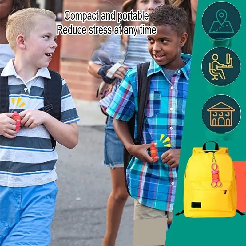 1/3pcs 손가락 당겨 튜브 텔레스코픽 감각 장난감 벨로우즈 감압 장난감 운동 스트레치 튜브 자폐증 스트레스 릴리프 장난감