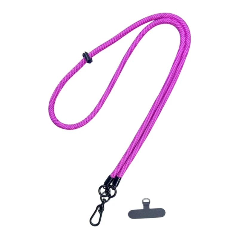 Polyester Phone Lanyard Crossbody Shoulder Strap Detachable For Outdoor Activity Multiple Pattern Option