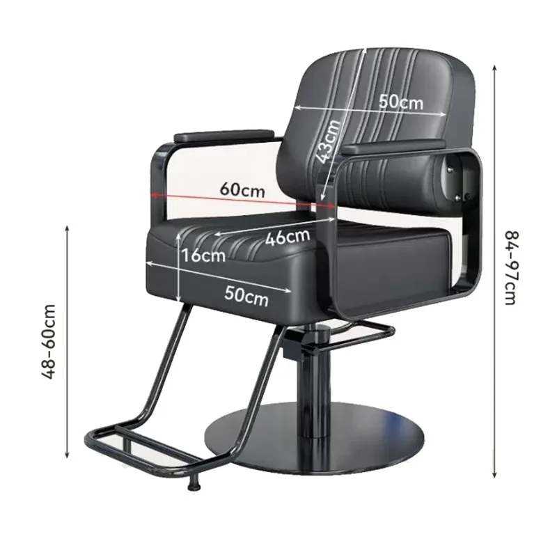 Premium Universal Barber Chair With Hydraulic Lift Design Specialty Adjustable Barber Chair Fauteuil Salon De Coiffure Furniture