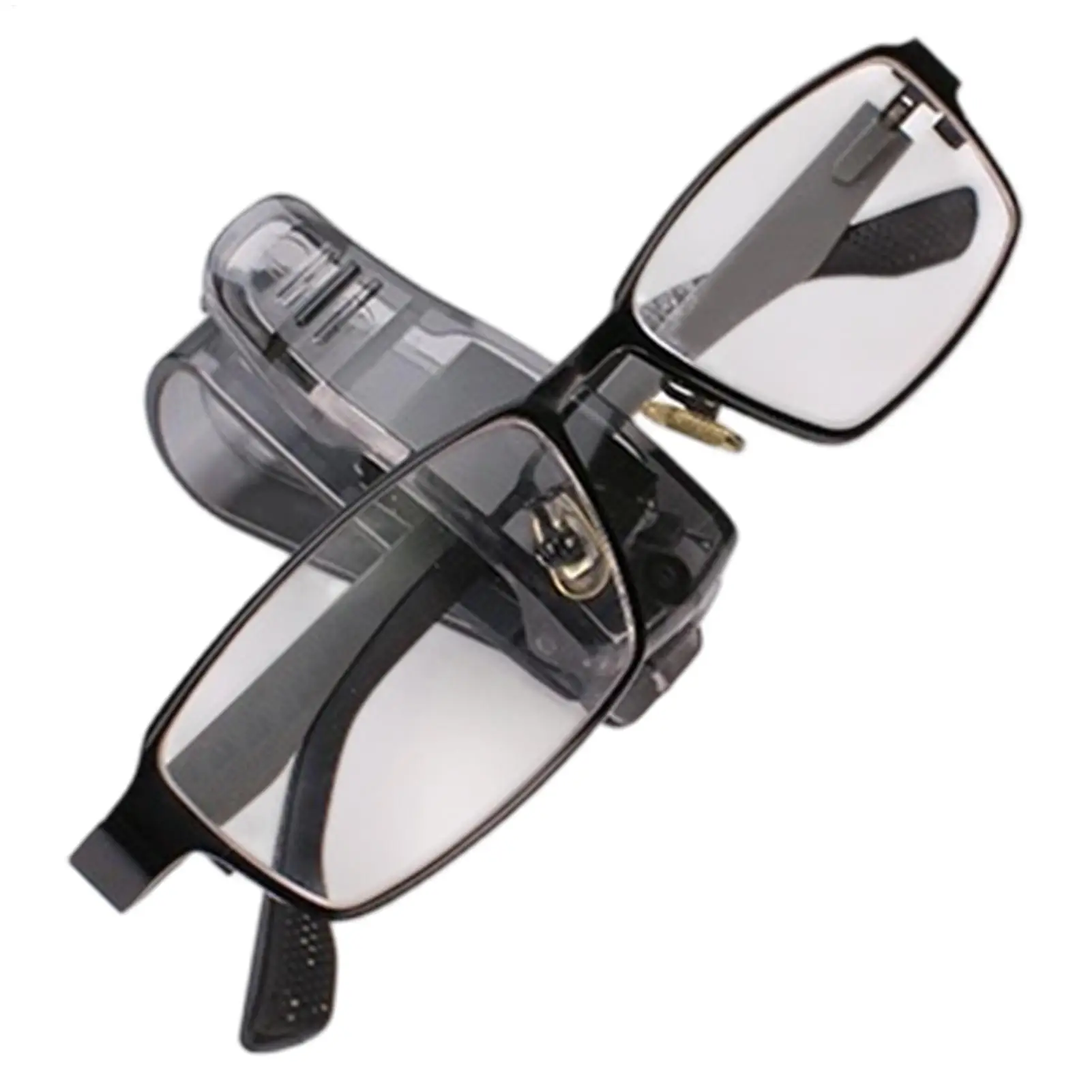 1/2pcs Sunglasses Holder for Car Visor Anti-Scratch Non-Slip Organizer Car Visor Sunglasses Holder for Ticket Vehicle Truck