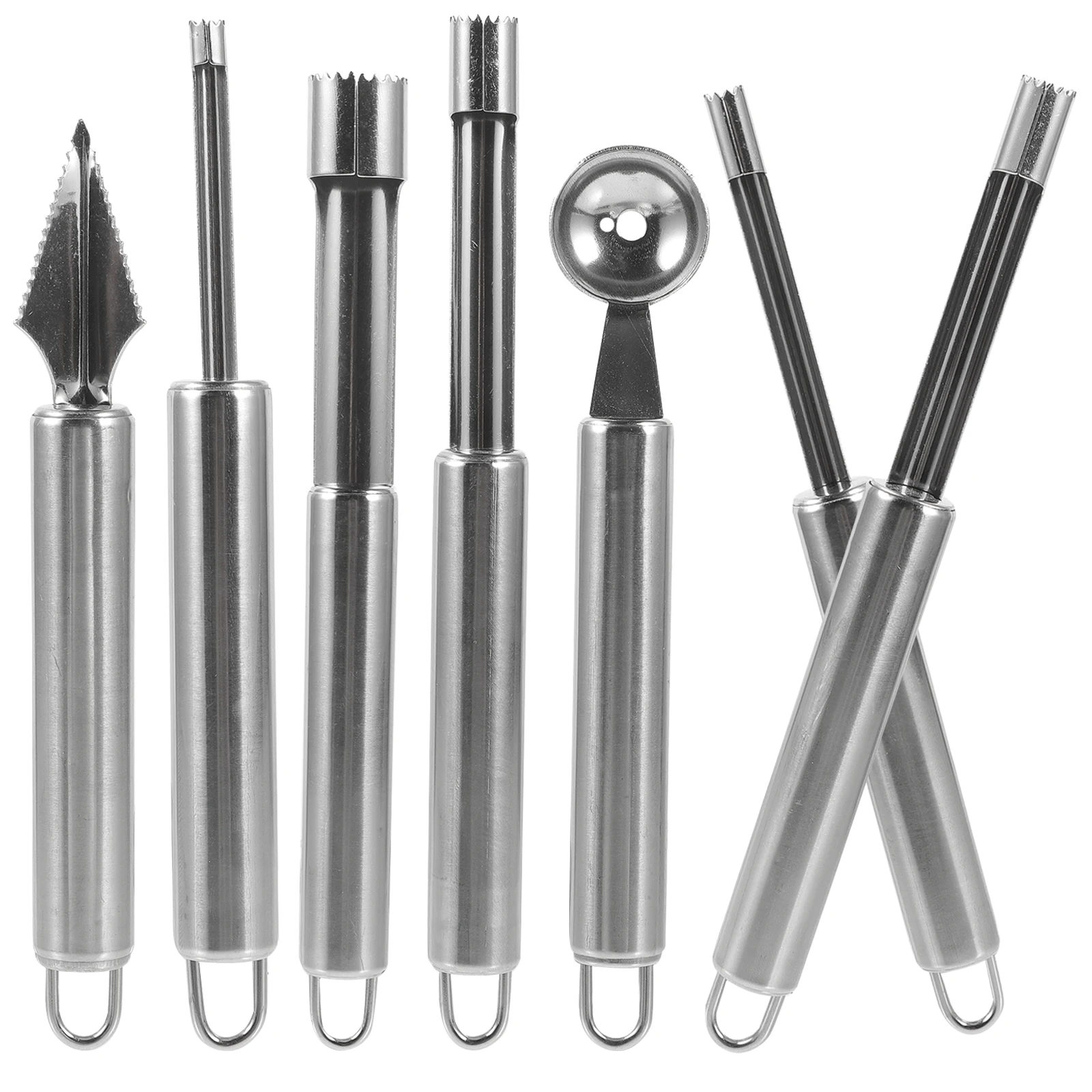 

1Set Stainless Steel Cherry Corers Safe Easy to Use Fruit Core Removal Fruit Core Remover Cherry Corers Remover