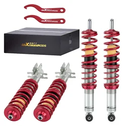 Coilover Suspension Kit For VW Golf Mk1 Scirocco Mk2 Lowering Shock Coilovers Shock Absorber Coilovers Height Adjustable