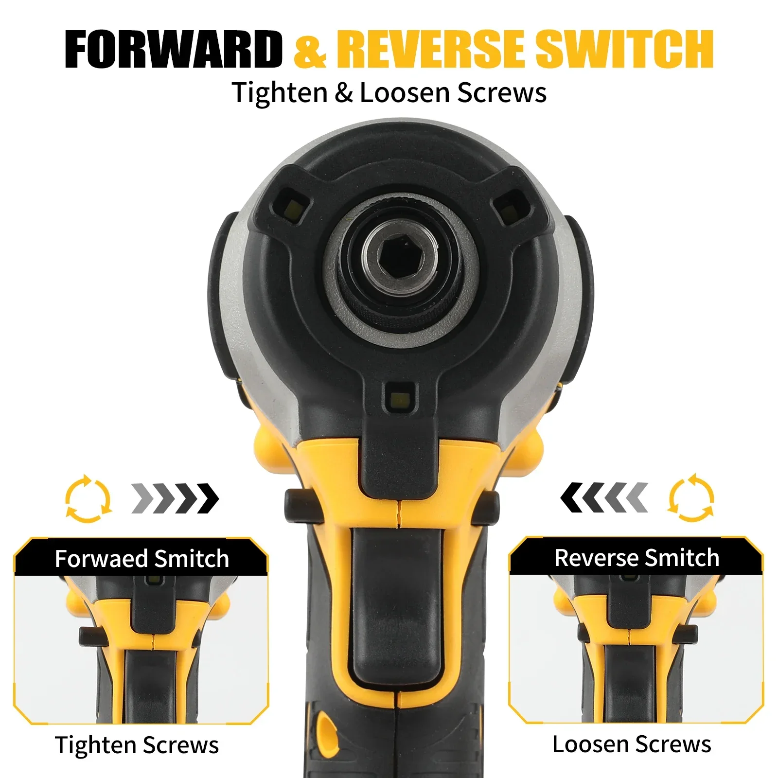 مفتاح ربط لاسلكي Dewalt DCF880 20 فولت - 2300 دورة في الدقيقة، قبضة مريحة، للتحكم الفائق في الخرسانة والمعادن والخشب
