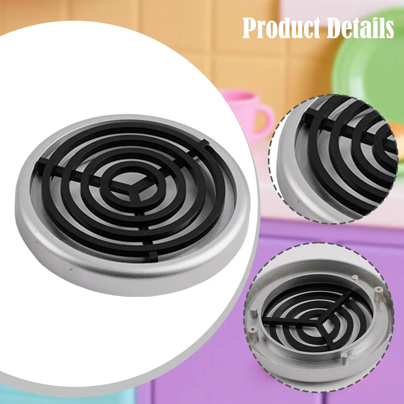 Pretend Play Kitchen Toy, Dollhouse Accessory, Cooking Accessories for Kids 3-6