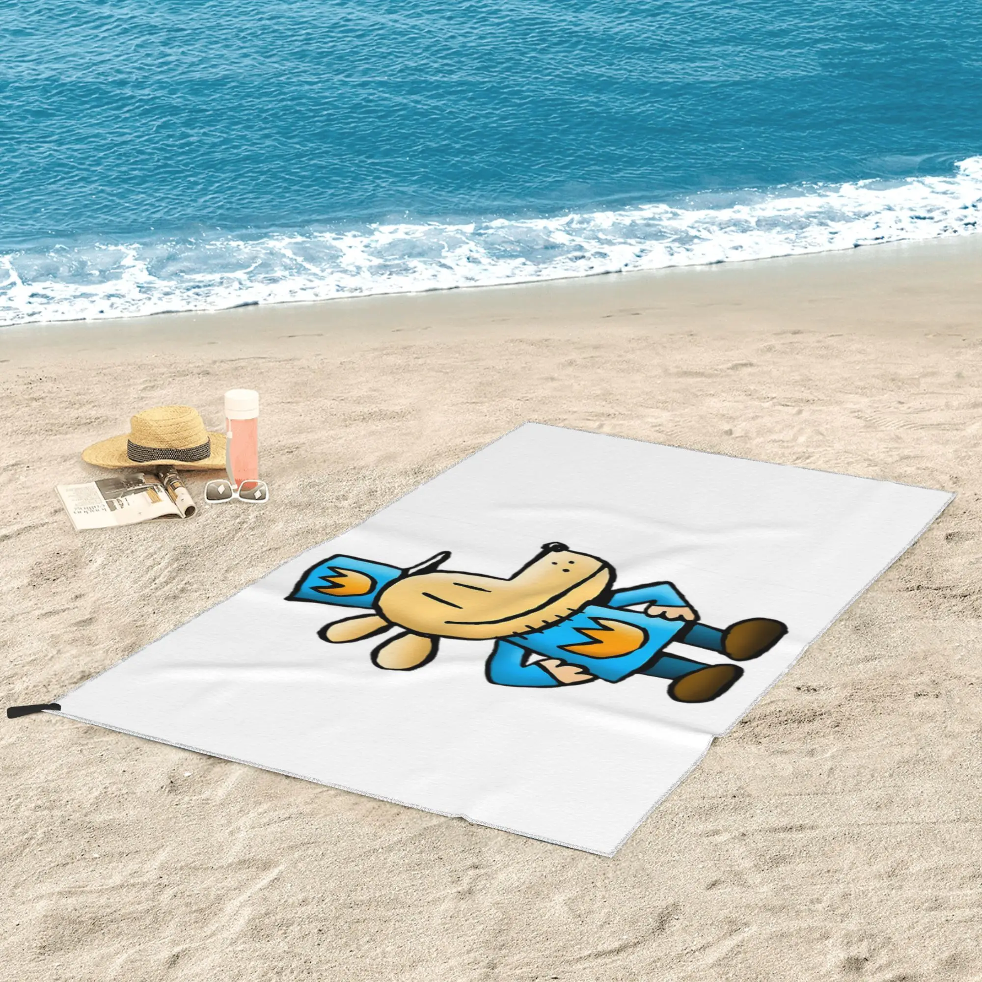 

Dog Man comedic graphic novel Beach Towel Soft Microfiber Quick Dry Absorbent Quick Towels For Pool