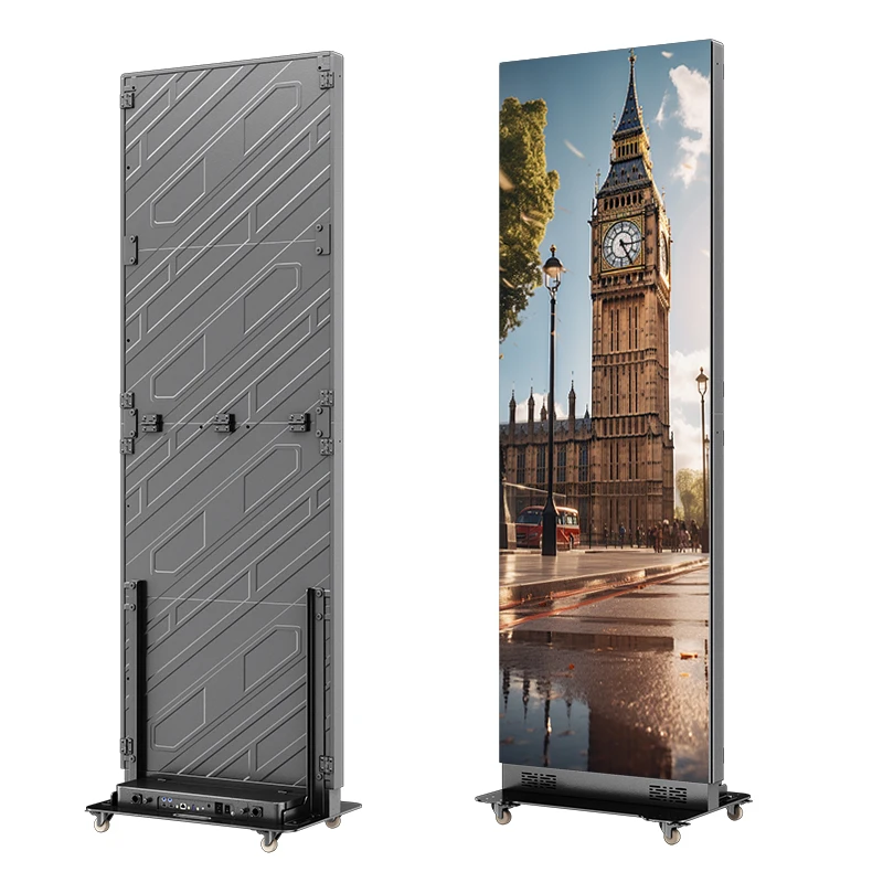 YUYI Portable Foldable Poster Screen -  4K Display for Trade Shows, Retail & Events P2 P2.5 P3