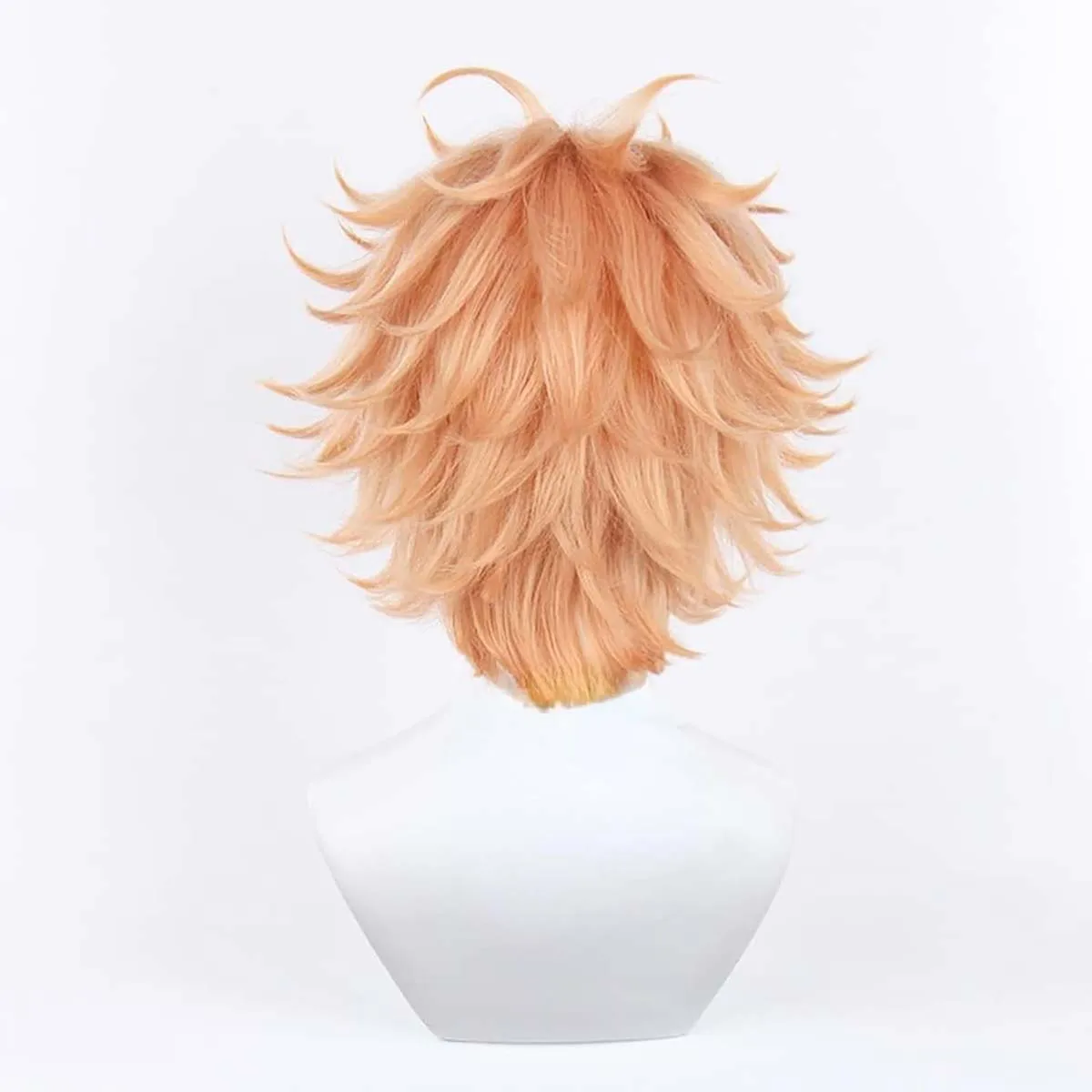Halloween Party Costume Accessory Tokyo Revengers Cos Kawata Nahoya Short Orange Blue Hair Wig
