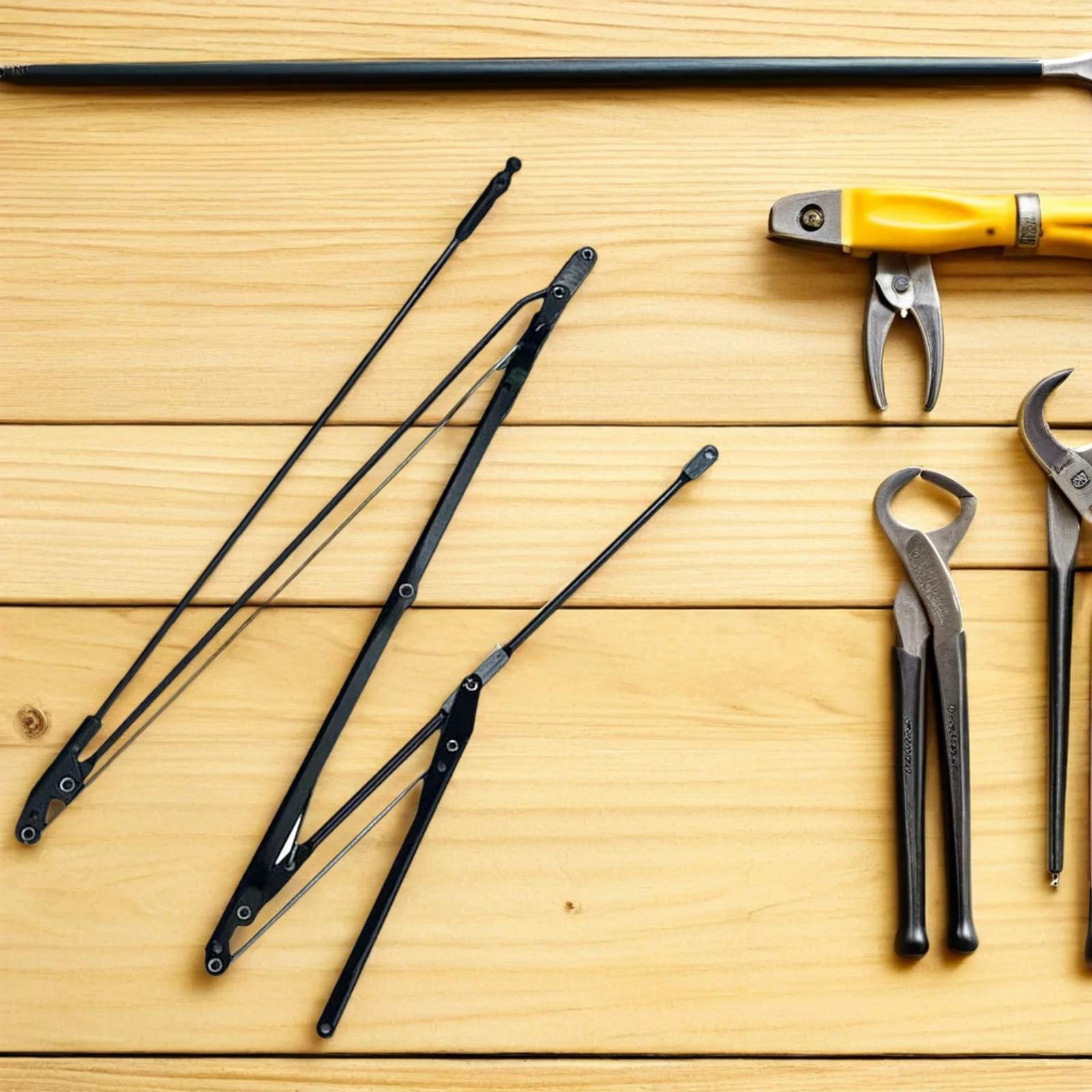 

2 set Umbrella Ribs For Repair: Replacement Folding Umbrella Repair Parts Black Strong Fiberglass Frame Durable Corrosion