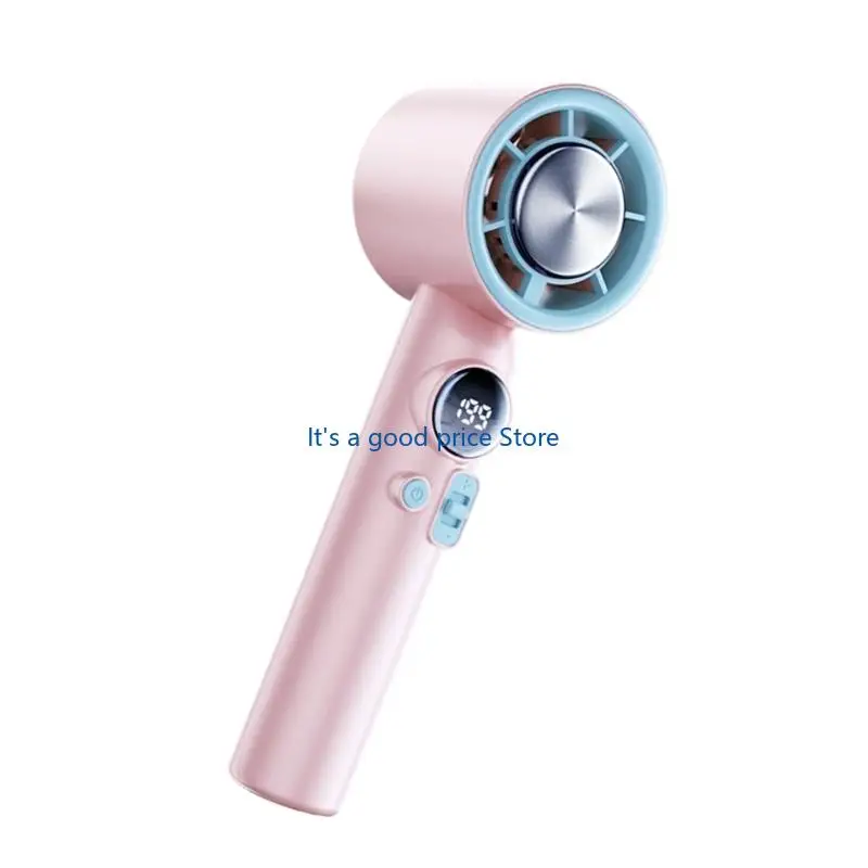  Rechargeable Ice Cold Handheld Fan For Office Outdoor Use With 3000mAh Battery