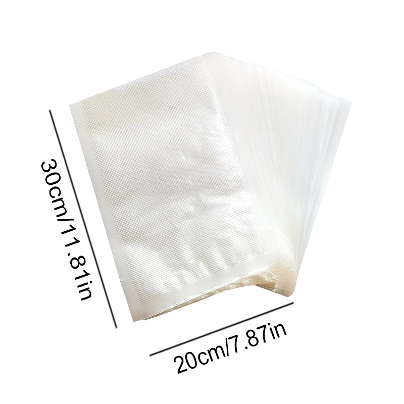100PC 20x30cm Vacuum Bag for Vacuum Sealer Machine Reusable Vacuum Bags Food Packaging Storage Fresh-keeping Bag Kitchen Tools - view 3