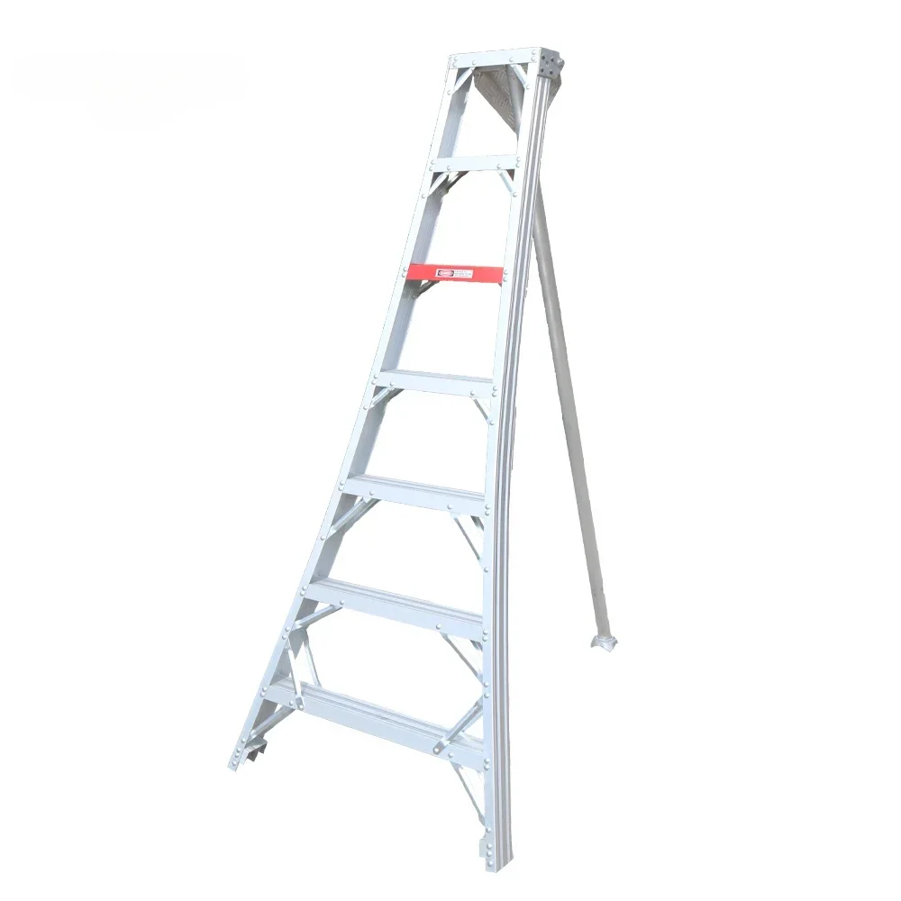 -EN131 Orchard Picking Reinforcement Widen Step Harvest Tripod Fruit Ladder