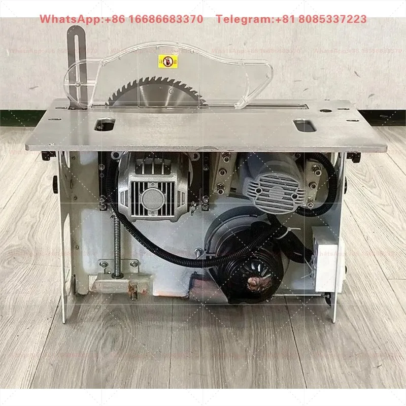 folding all-in-one machine, multi-functional saw table Dust-free sub-mother saw, precision push table saw, workbench