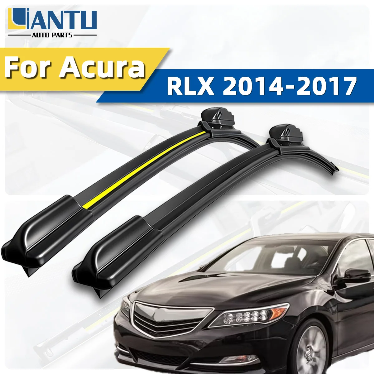 

2PCS Suitable For Acura RLX 2014-2017 Car Windshield Front Wiper Windshield Washer Made Of New High Quality Rubber Parts