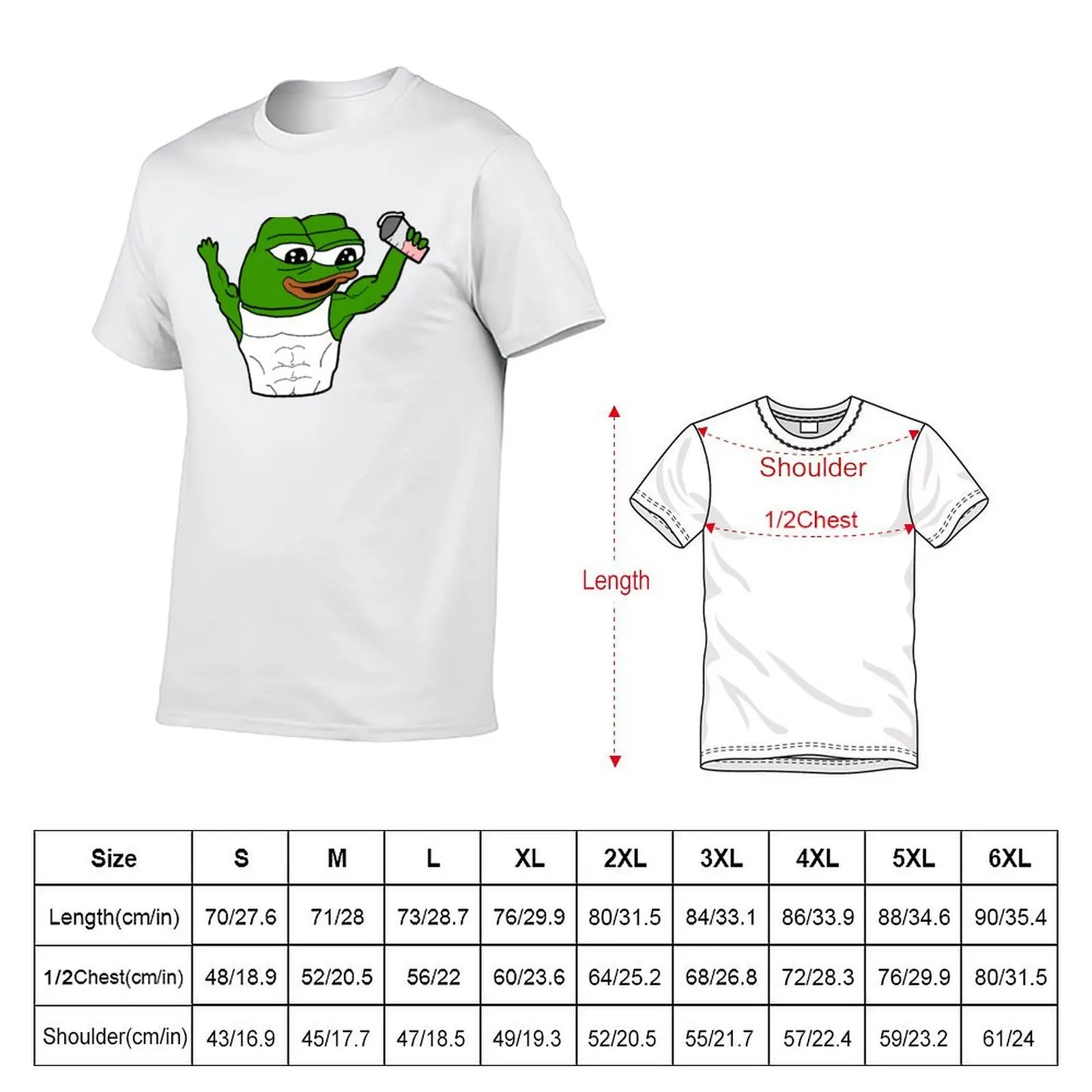 تي شيرت رجالي من Gym Pepe Ripped Apu تي شيرت قطني تي شيرت رجالي 100% تي شيرت