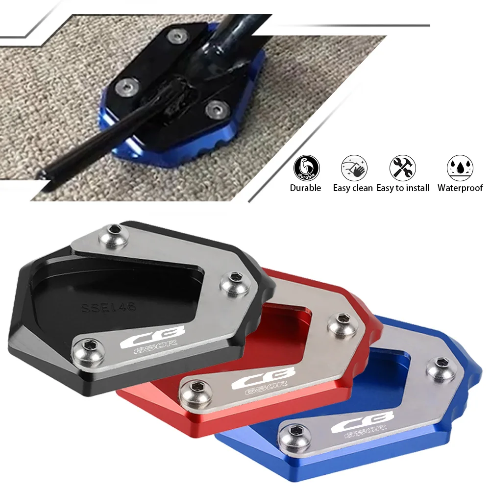 Piezas de motocicleta para Honda CB650R CB650 R CB 650R 2022 2023, soporte de placa, soporte de pata de cabra, extensión de pie lateral