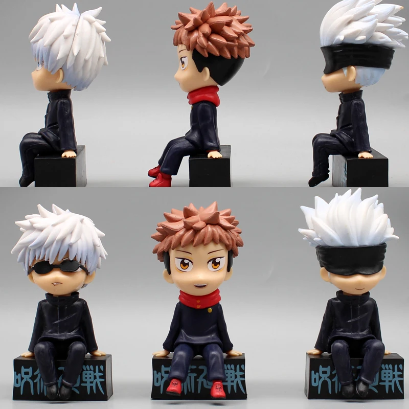 Фигурки героев аниме Itadori Yuji Satoru Gojo, 10 см Фигурки героев аниме Itadori Yuji Satoru Gojo, 10 см