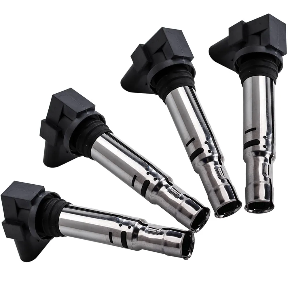 

4pcs Ignition Coil For Volkswagen Golf 2008-2018 Jetta 2010-2018 1.4 TSI 1.6 FSI 036905100