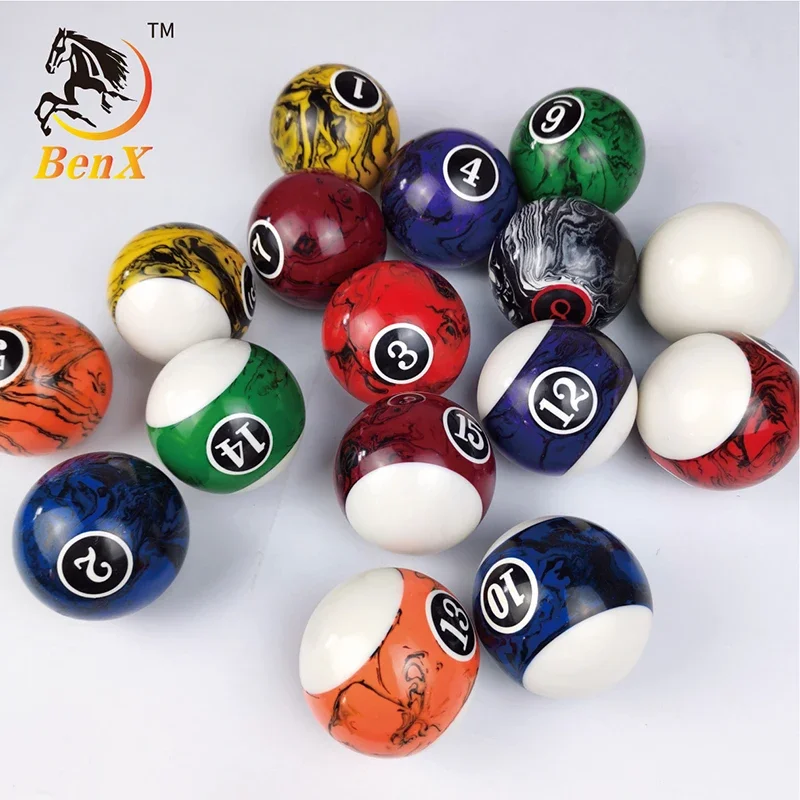 Benxiao Special fantasy billiard pool ball special colorful pool ball  3A grade high quality