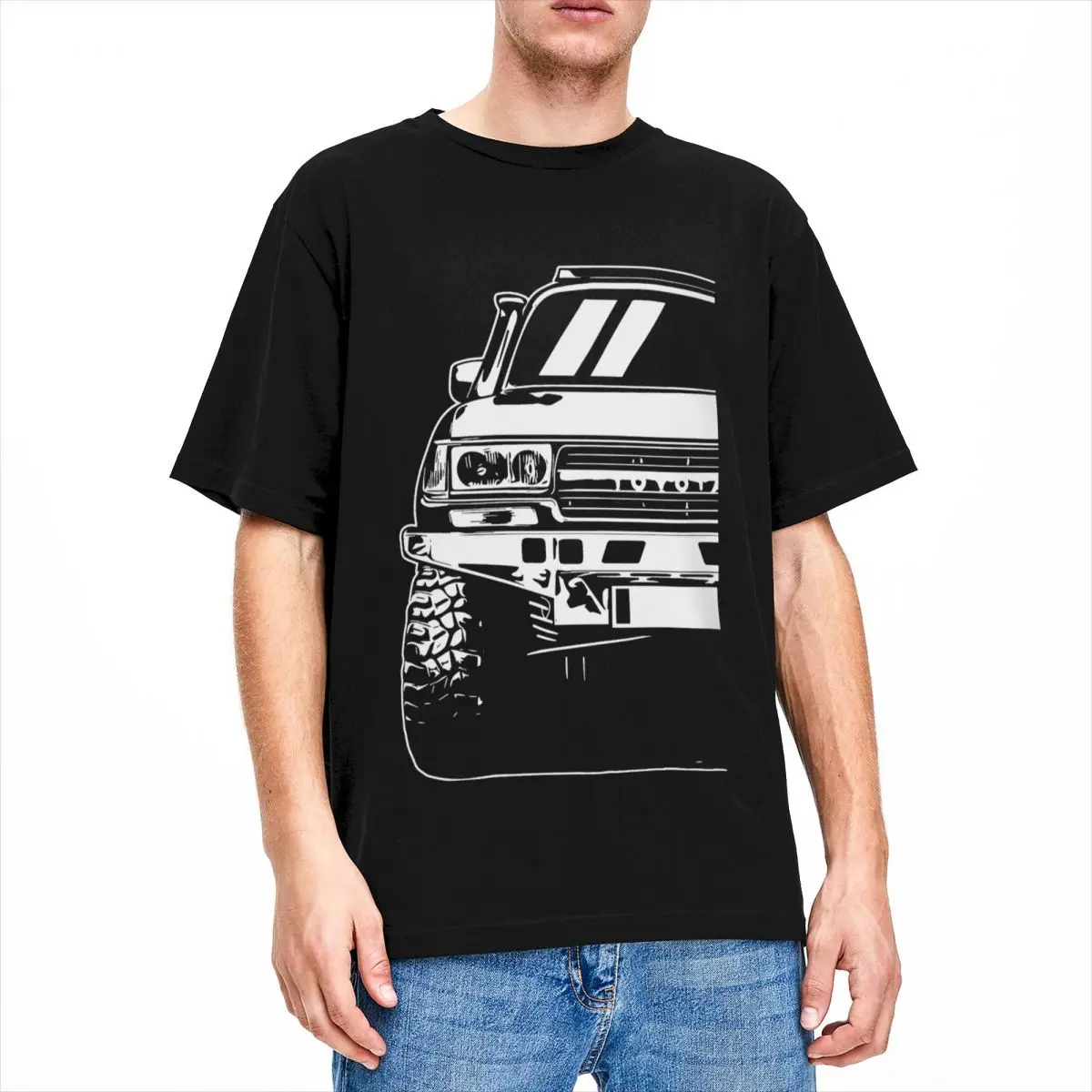 Vintage Landcruiser 80 Series T Shirt Men Women 100% Cotton Off Road Land Cruiser Tees Shirt Gift Idea Clothing