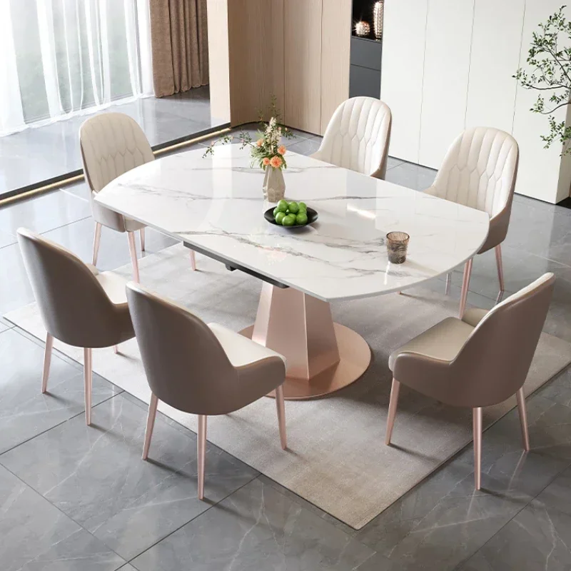 Kitchen Living Room Dining Table Kawaii Nordic Coffee Restaurant Dining Tables Space Saving Chair Mesas De Jantar Home Furniture