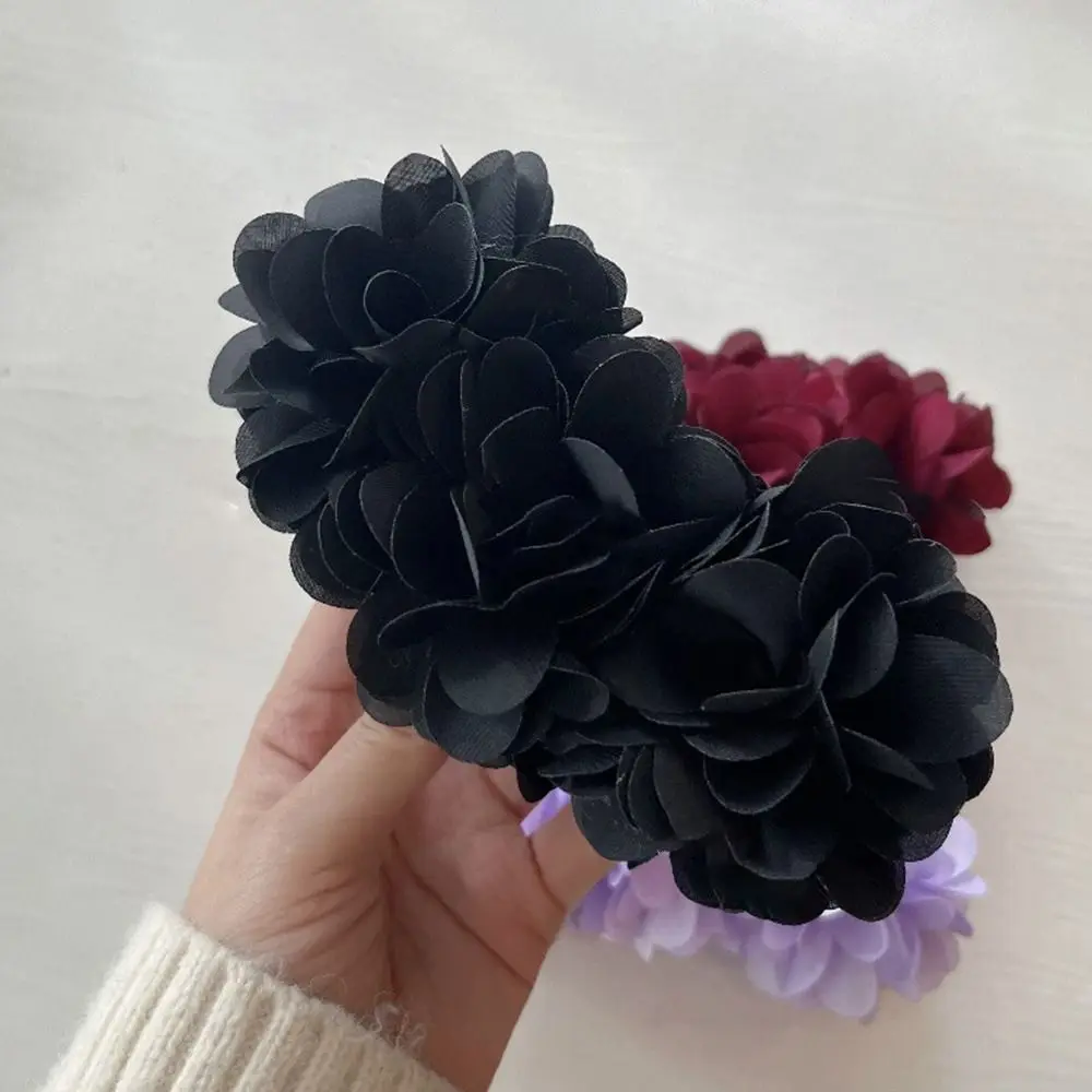 

Hair Accessories Bohemian Style Banana Hair Claw Elegant Romantic Flower Hairgrips Mermaid Style Shark Clip Summer Vacation