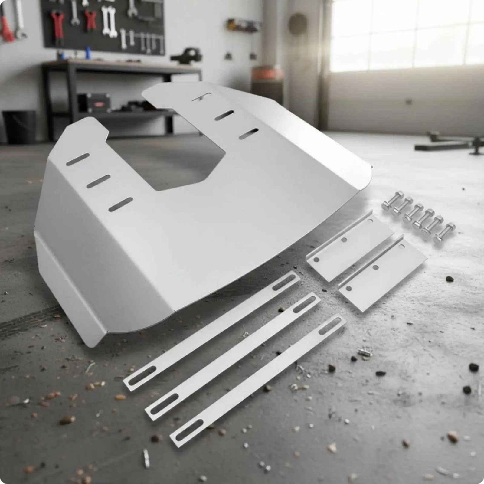 Universal Boat Outboard Engine Cavitation Plate Stainless Steel Skid Shield Support for Improved Water Stability