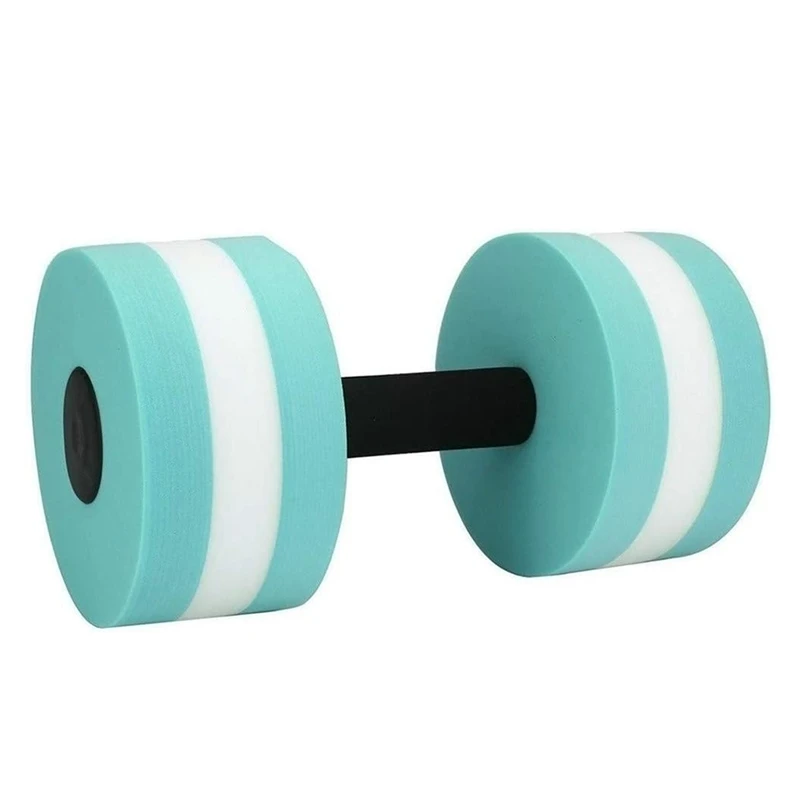 2 Pack Aerobics Foam Dumbbells Swimming Resistance Water Barbell Swimming Exercise Barbell