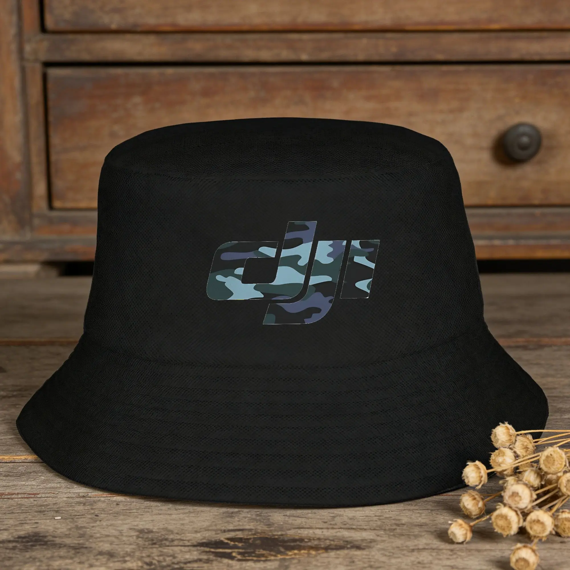 Unisex  D-djis Drone Bucket Hat  Personality Fisherman Hats Summer Casual Fishing Caps Outdoor Graphic Sun Hat