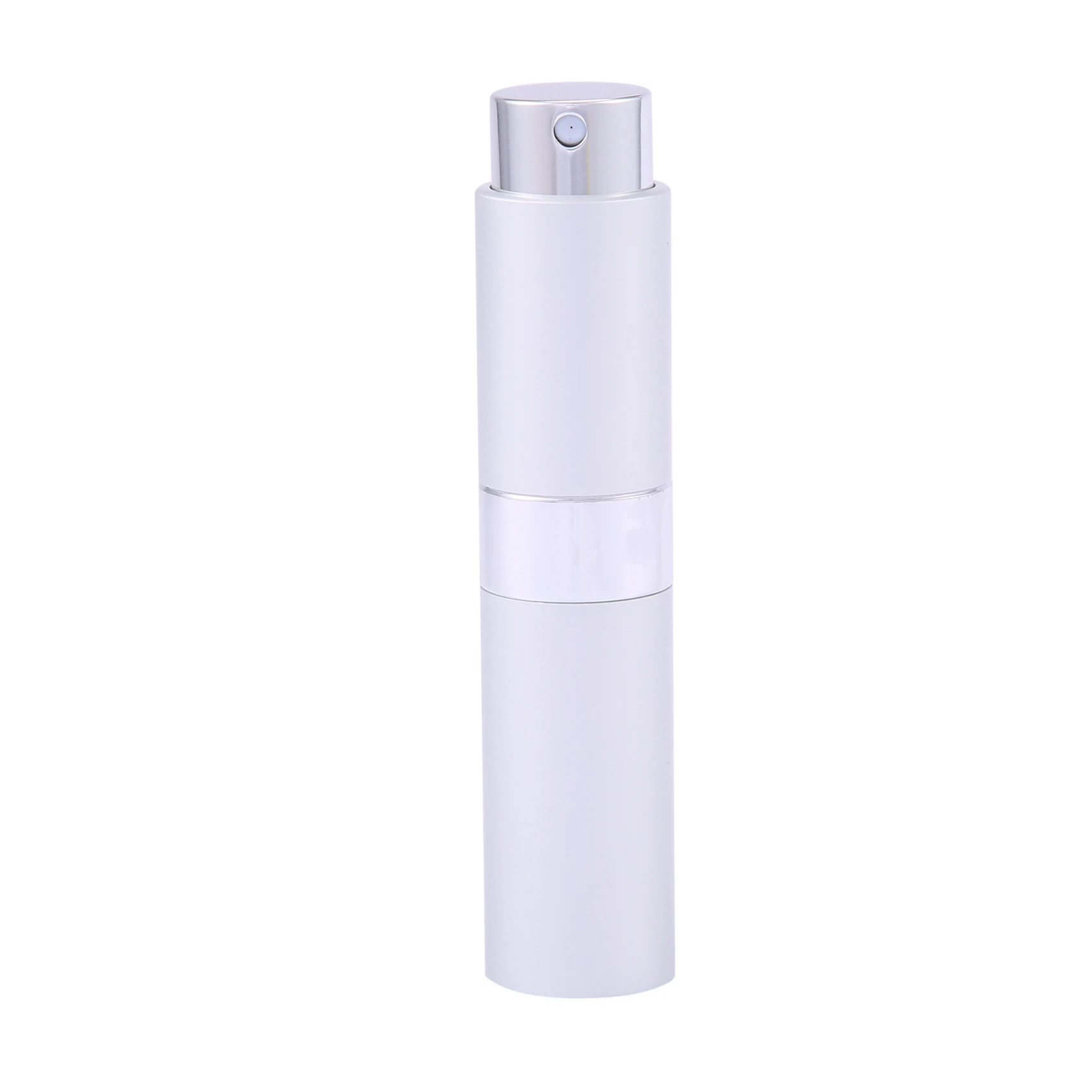 2X 8 Ml Portable Travel Mini Bottle Refillable Empty Perfume Atomizer - Silver