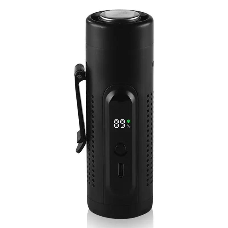 

【NEW PRODUCTS TO BE RELEASED IN 2026 】USB Rechargeable Turbo Ice Cooling Fan Portable Neck Hanging Handheld Air Fan Outdoor Wais