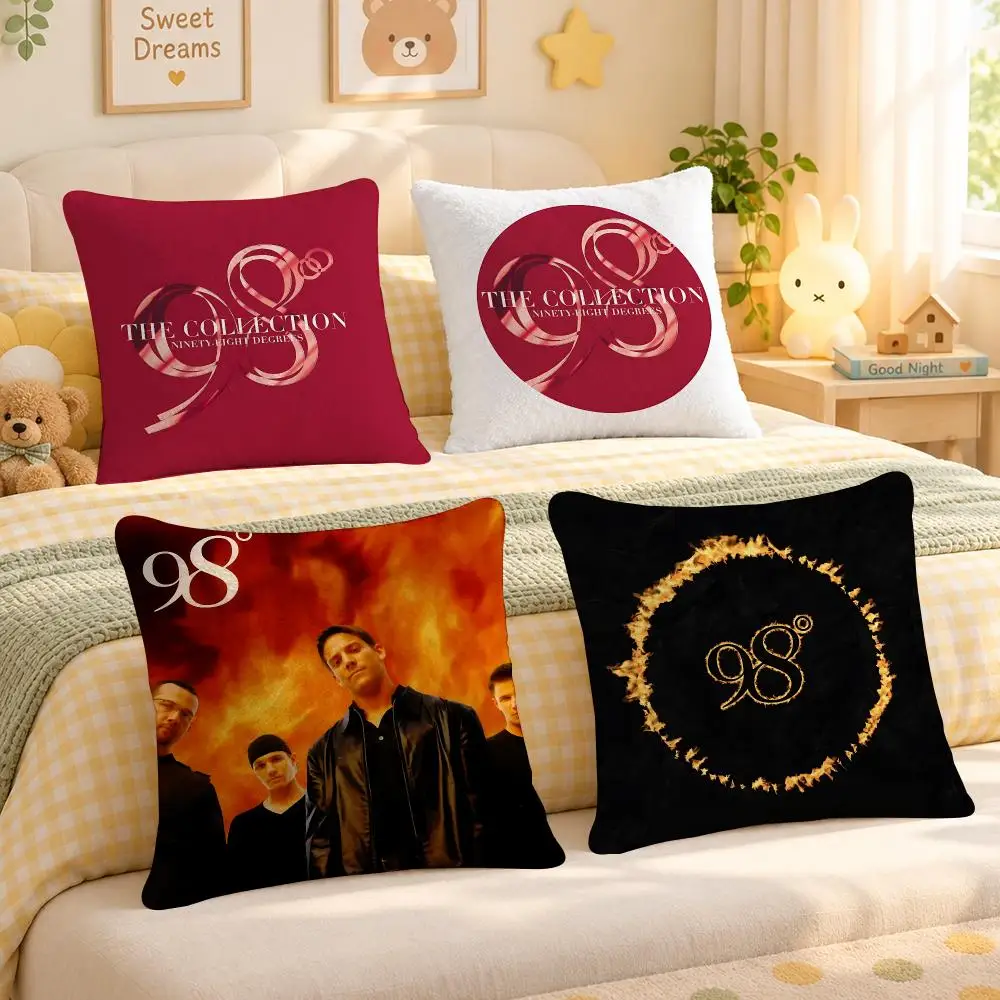 Group 98 Degrees Rnb Y2K Music Decor Cushion Cover Personalized Decorative Living Room Home Sofa Bedroom Office Car Decor