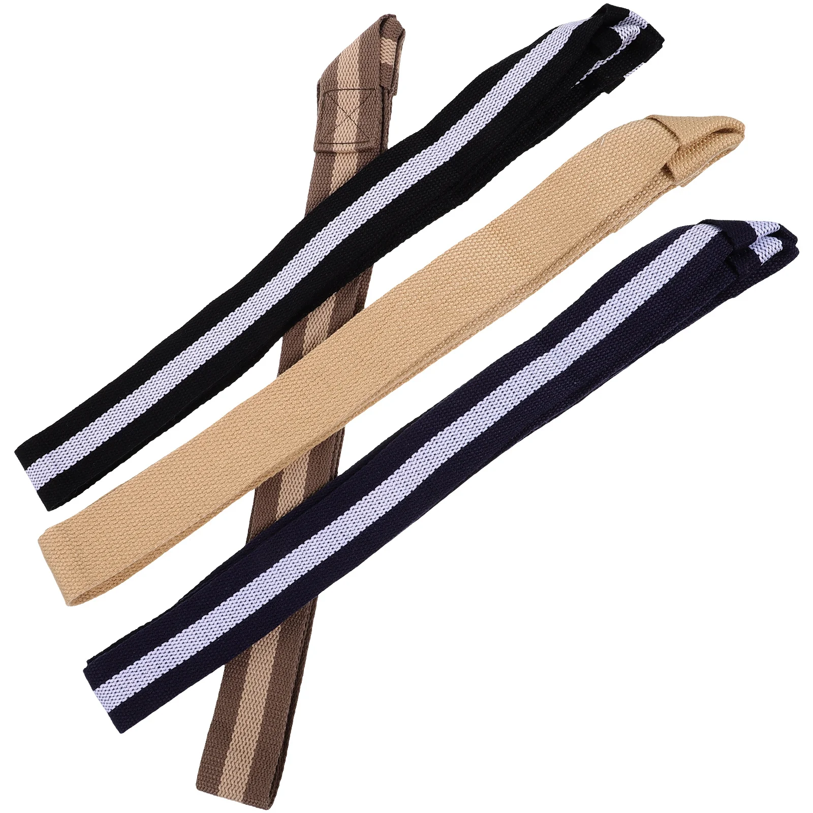 

4Pcs Yoga Strap for Carrying Mat Soft Polyester Cotton Adjustable Fitness Band Ideal for Stretching and Daily Use