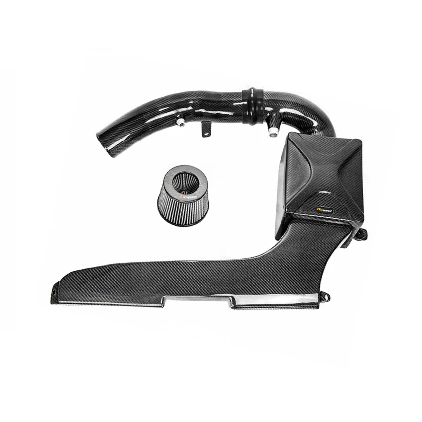 

Dry Carbon Fiber 3K Twill Carbon Weave Glossy Finish Car Engine System Air Intake Pipe Intake System Kits for RS3 TTRS 2.5T
