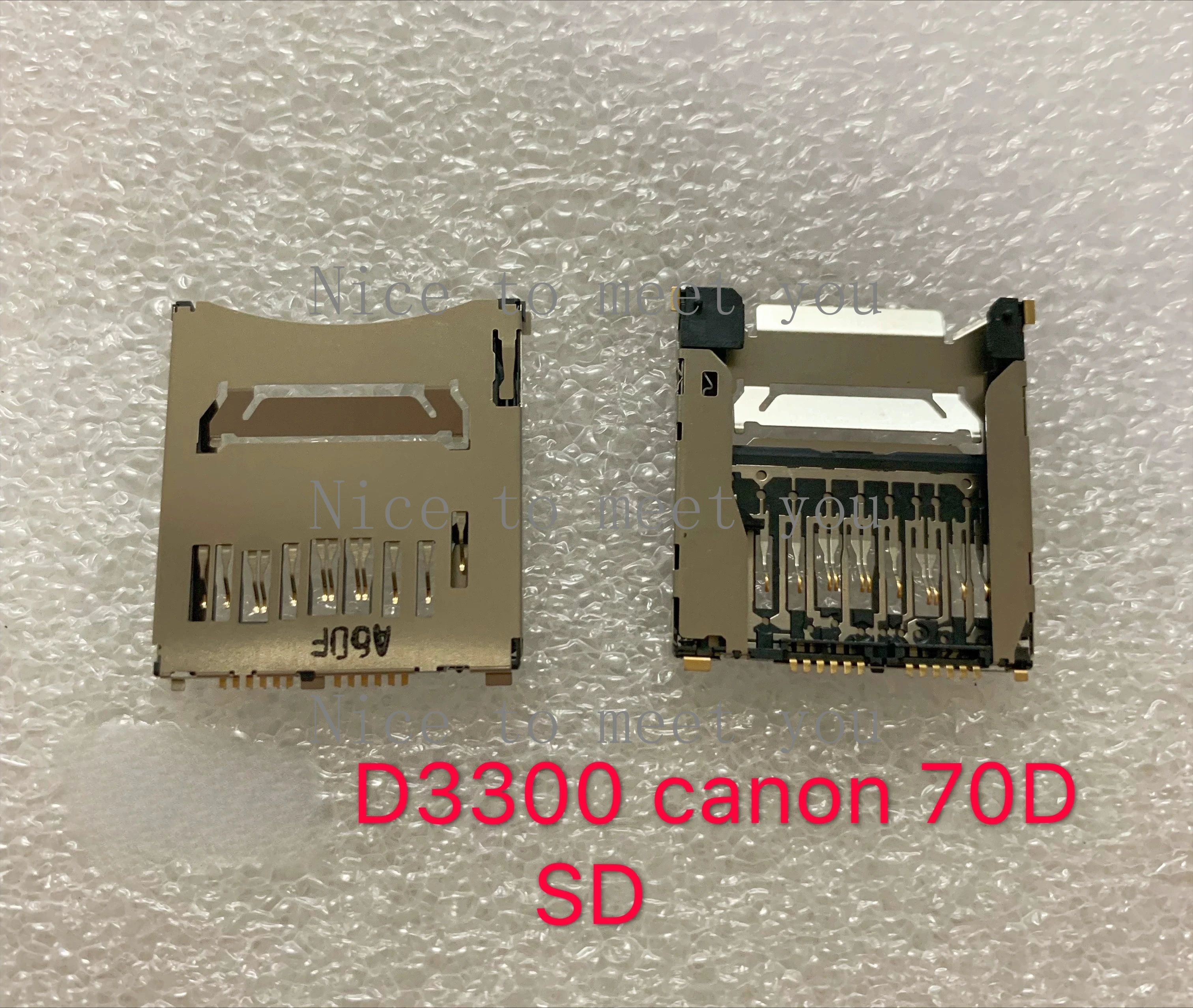 10pcs For Nikon D3300, D810, D750, A100, 5D4, 70D, 80D original brand new card slots