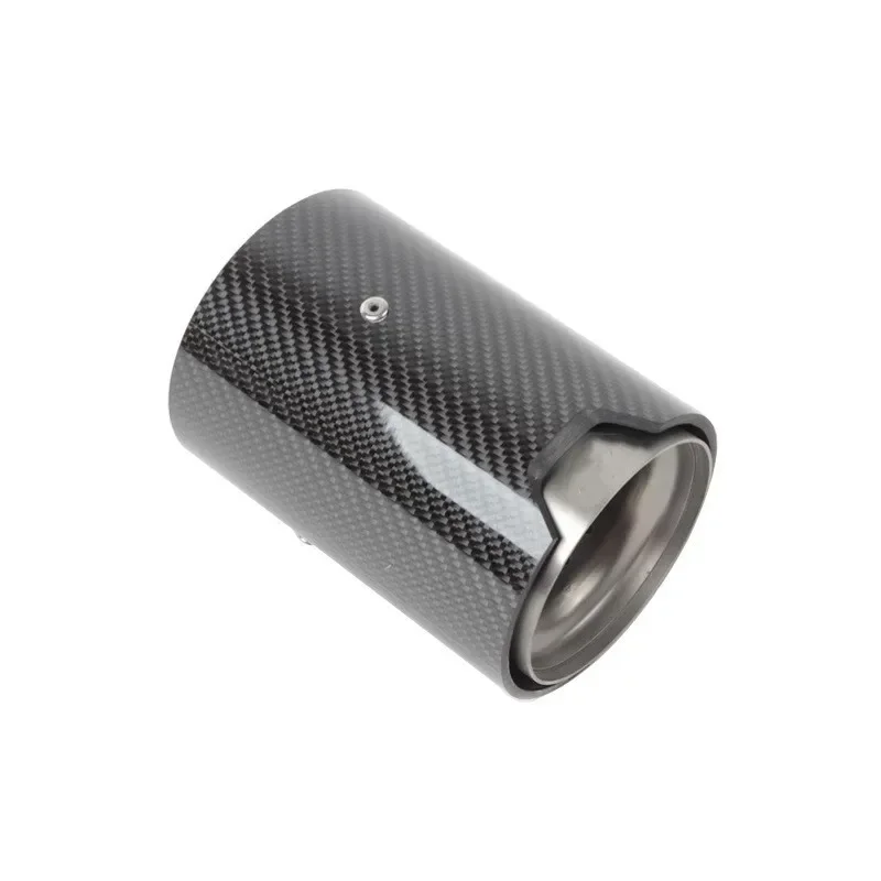 Universal Car Akrapovic Exhaust Tips For VW BMWS Carbon Fiber Muffler Pipe Cover