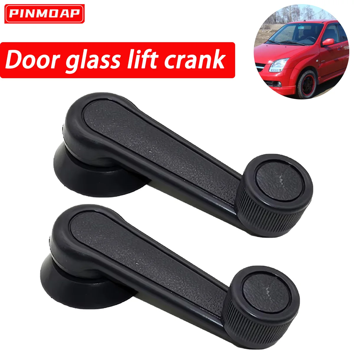 High Quality Car Window Handle ABS Car Window Lifting Crank Black Car Window Lifting Crank Automotive Interior Accessories