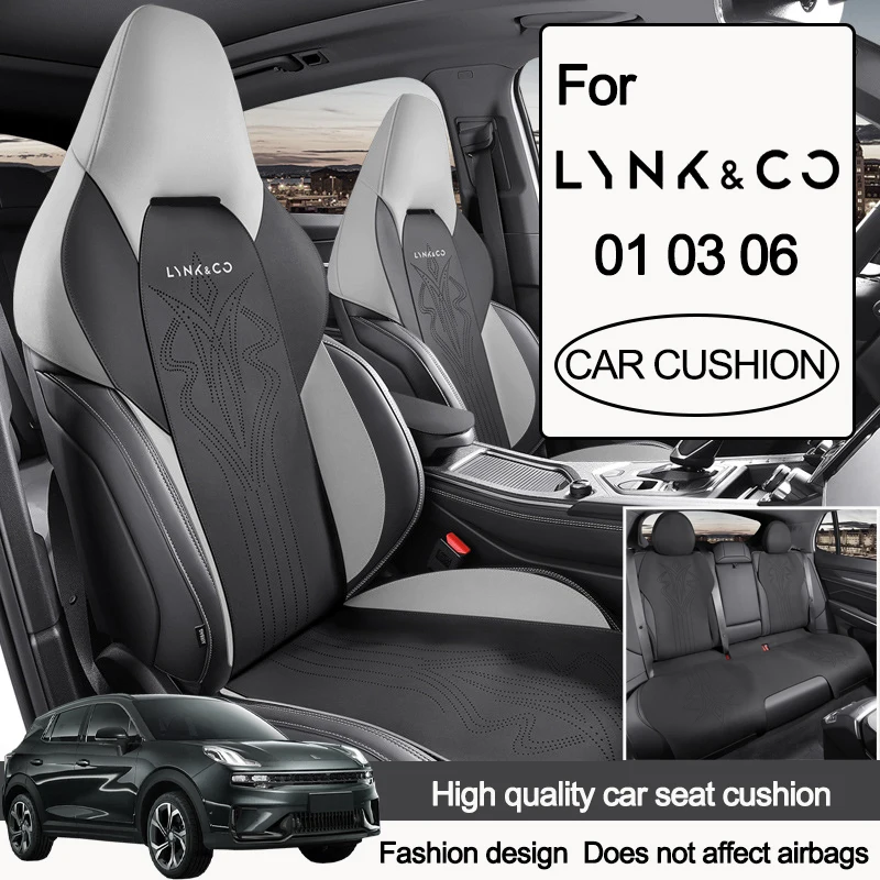 High Auto Car Seat Cushion Cover for Lynk&Co 01 03 06 Four Seasons Universal Half Package Seat Aviation Turn Fur