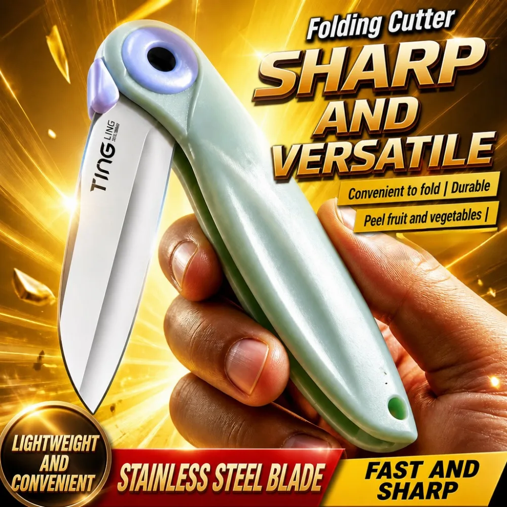 Fruit knife for Home Use Foldable and Portable Mini Knife Sharp and High Hardness Unpacking and Delivery Knife