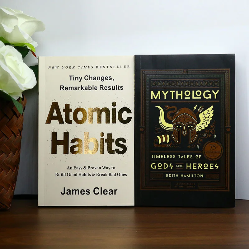 

《Атомные привычки》+《Мифология》Сервост культурного роста для двух книг Культурный энтузиаст Самополучшение Рождественский новогодний выбор подарка