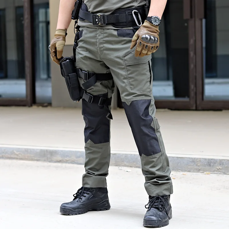 FJRapDuty-Pantalon Cargo pour Homme, Vêtement de Travail Militaire Cp Airsoft, Été, 6 Pièces