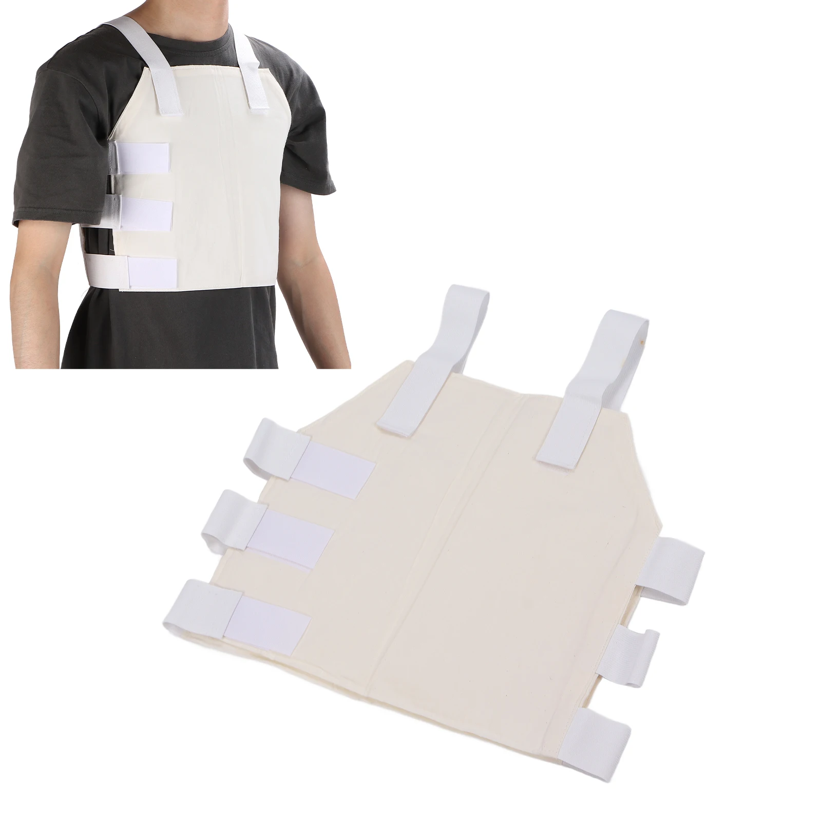 Sternum And Thorax Support Breathable Ribs Chest Brace For Intercostal Muscle Strain Chest Support Brace Sternum Support Brace