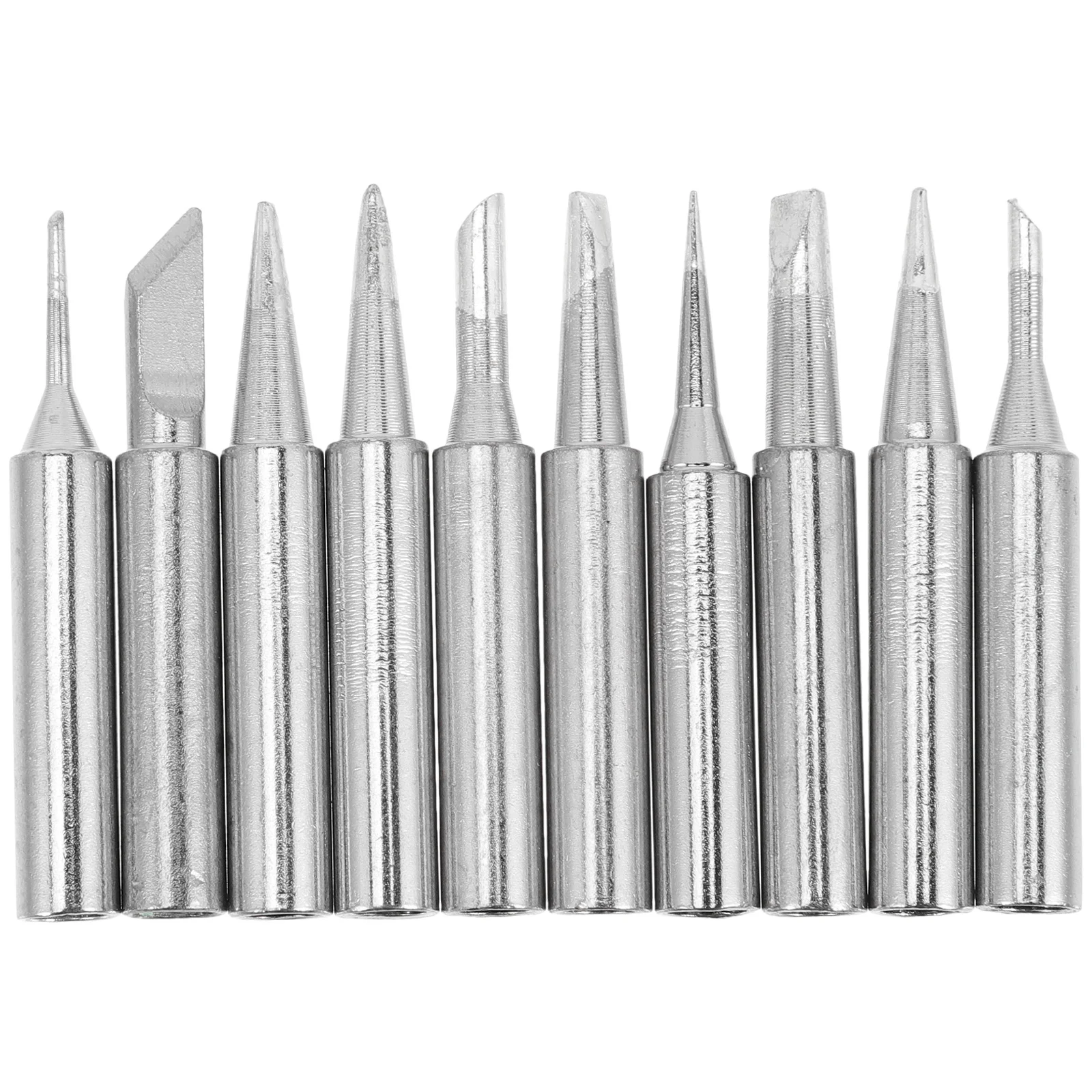 1 set di punte per saldatore punte di ricambio professionali assortite in rame di precisione durevole per varie stazioni di saldatura